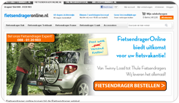 Screenshot FietsendragerOnline.nl
